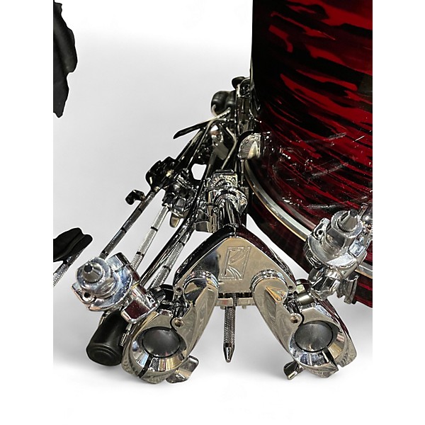 Used TAMA 5 Piece Starclassic Walnut/Birch Red Oyster Drum Kit