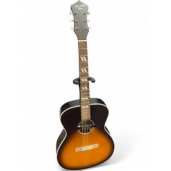 Used Recording King ROS7E Tobacco Sunburst Acoustic Electric Guitar