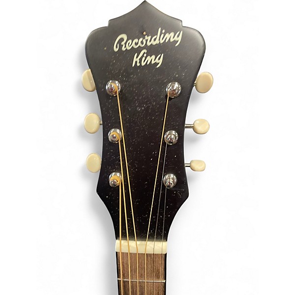 Used Recording King ROS7E Tobacco Sunburst Acoustic Electric Guitar
