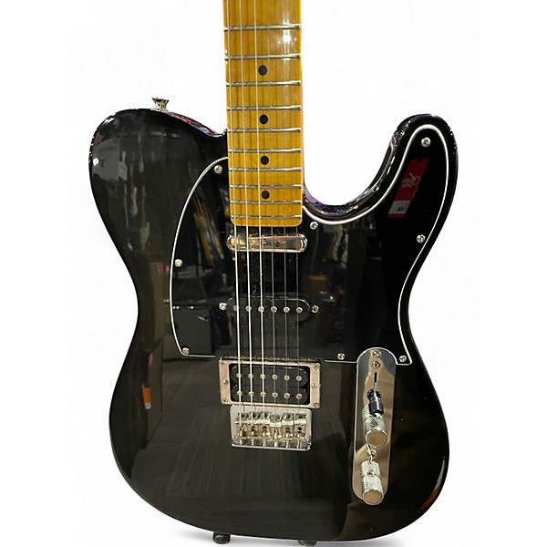 Used Fender Modern Player Telecaster Trans Black Solid Body Electric Guitar