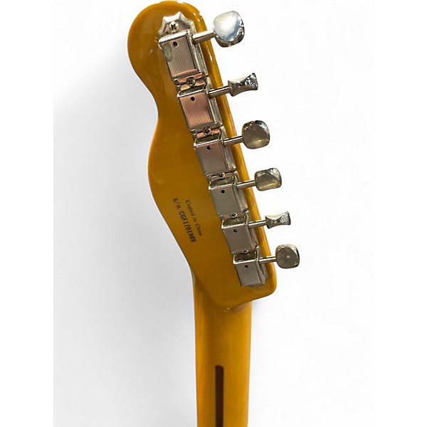 Used Fender Modern Player Telecaster Trans Black Solid Body Electric Guitar