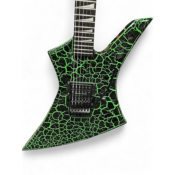 Used Jackson Pro Series Signature Brandon Ellis Kelly  Green Crackle Solid Body Electric Guitar