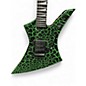 Used Jackson Pro Series Signature Brandon Ellis Kelly  Green Crackle Solid Body Electric Guitar