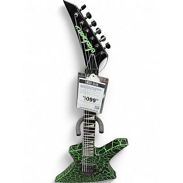 Used Jackson Pro Series Signature Brandon Ellis Kelly  Green Crackle Solid Body Electric Guitar