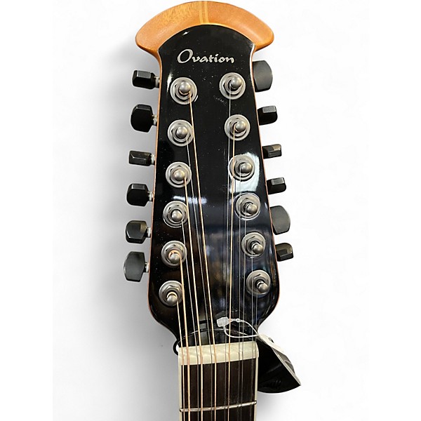 Used Ovation 2751AX-5-G Pro Series BLACK 12 String Acoustic Electric Guitar