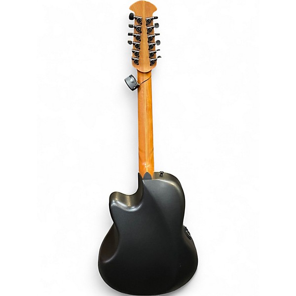 Used Ovation 2751AX-5-G Pro Series BLACK 12 String Acoustic Electric Guitar