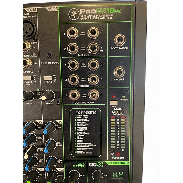 Used Mackie PROFX16v3 Unpowered Mixer