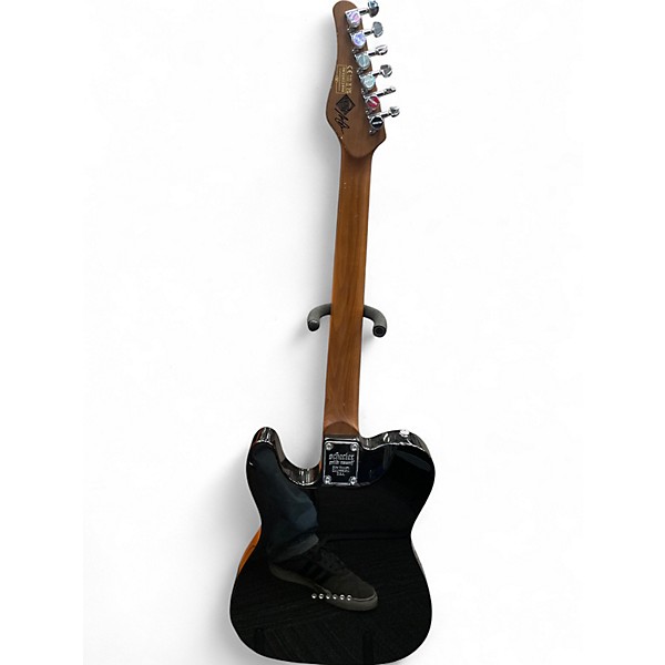 Used Schecter Guitar Research DIAMOND SERIES PT NICK JOHNSTON SIGNATURE Black Solid Body Electric Guitar