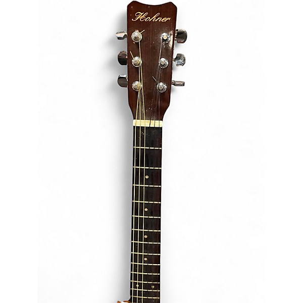 Used Hohner hw 220 Amber Acoustic Guitar