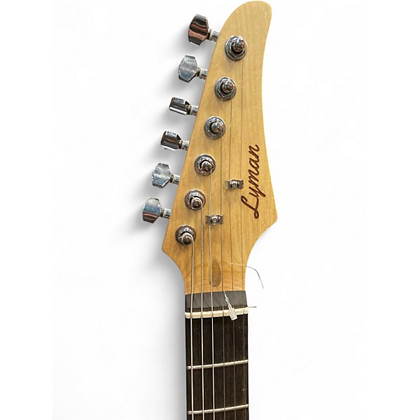 Used Lyman LS200 WHITE Solid Body Electric Guitar