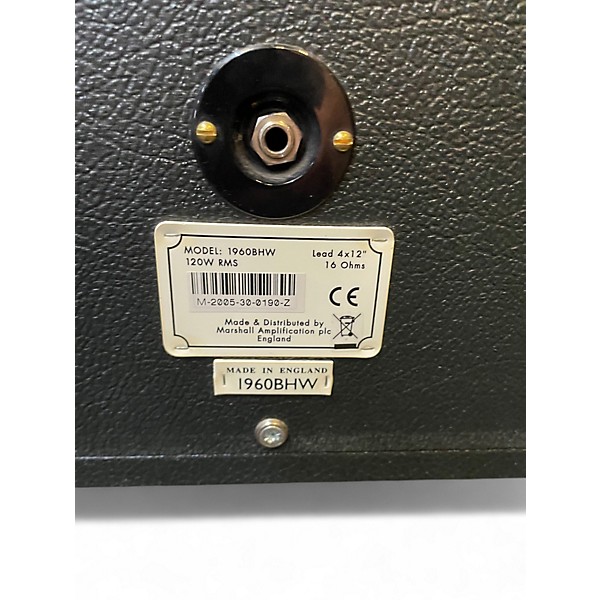 Used 2005 Marshall 1960B HAND WIRED Guitar Cabinet