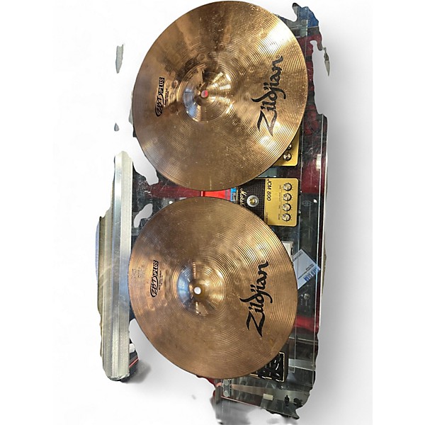 Used Zildjian 14in ZBT Plus Rock Hi Hats Pair Cymbal