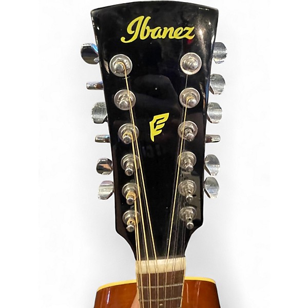 Used Ibanez pf1512 Natural 12 String Acoustic Guitar