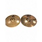 Used Paiste 14in Alpha Rock Hi Hat Pair Brilliant Cymbal thumbnail