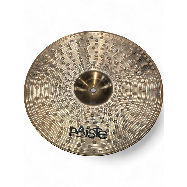 Used Paiste 14in Alpha Rock Hi Hat Pair Brilliant Cymbal