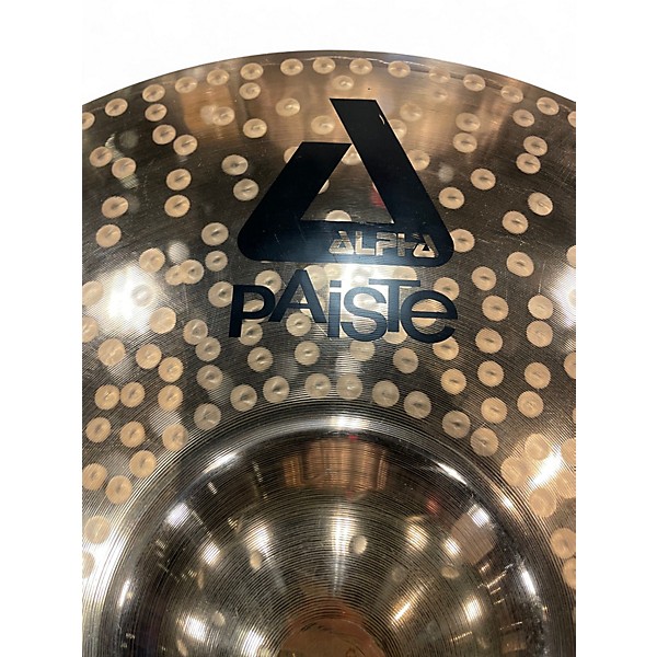 Used Paiste 20in Alpha Rock Ride Brilliant Cymbal
