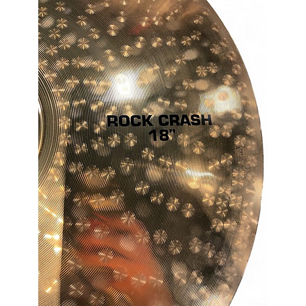 Used Paiste 18in ALPHA ROCK CRASH Cymbal