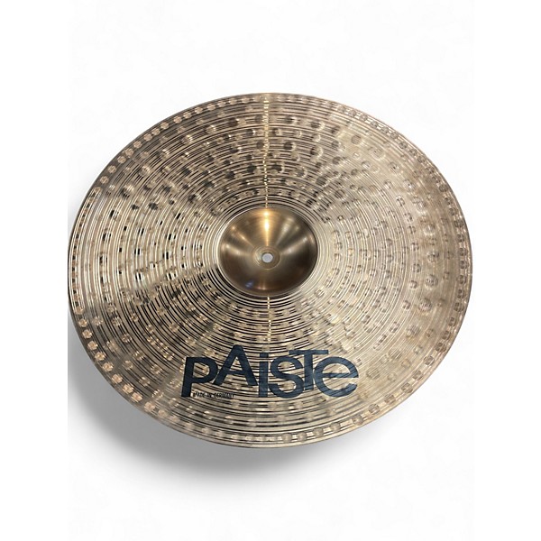 Used Paiste 18in Alpha Medium Crash Brilliant Cymbal