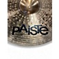 Used Paiste 18in Alpha Medium Crash Brilliant Cymbal
