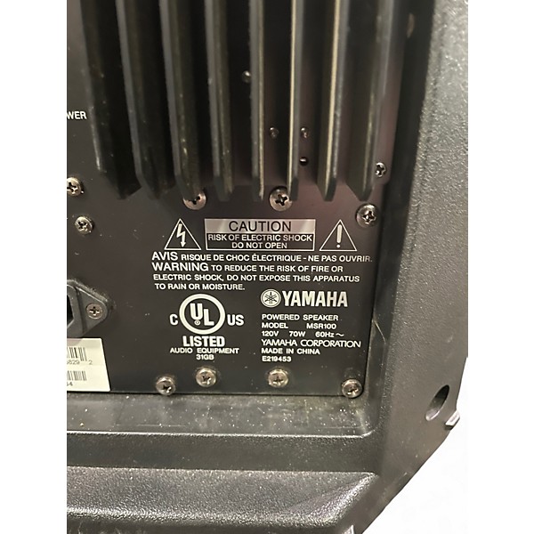 Used Yamaha msr100 Powered Speaker