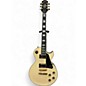 Used Epiphone Les Paul Custom Blackback Pro Antique Ivory Solid Body Electric Guitar thumbnail