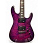 Used Schecter Guitar Research Omen Extreme 6 Purple Solid Body Electric Guitar