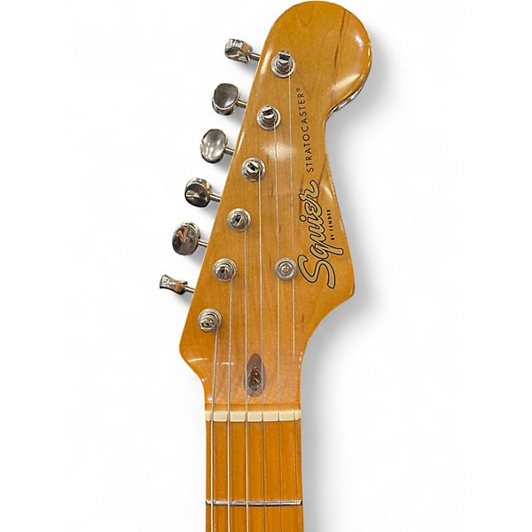 Used Squier Classic Vibe 1950S Stratocaster Fiesta Red Solid Body Electric Guitar