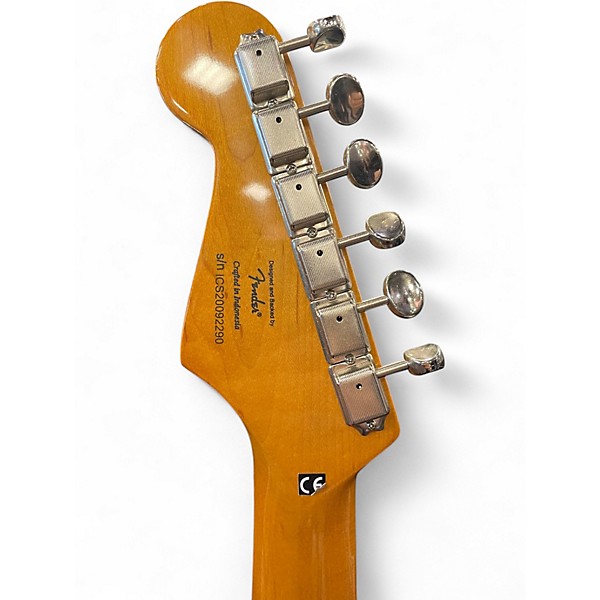 Used Squier Classic Vibe 1950S Stratocaster Fiesta Red Solid Body Electric Guitar