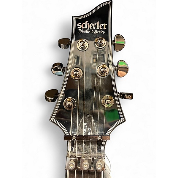 Used Schecter Guitar Research Hellraiser C1 Hybrid trans grey Solid Body Electric Guitar