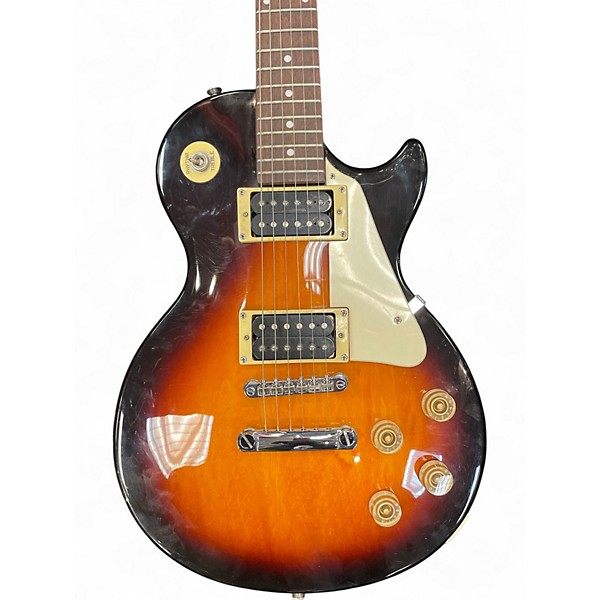 Used Epiphone Les Paul 100 Bolt On 3 Tone Sunburst Solid Body Electric Guitar