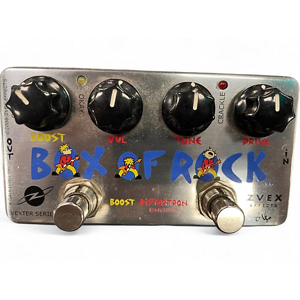Used ZVEX Vexter Box Of Rock Distortion Boost Effect Pedal