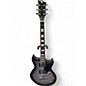 Used 2020s Reverend Sensei Black and Silver Solid Body Electric Guitar thumbnail