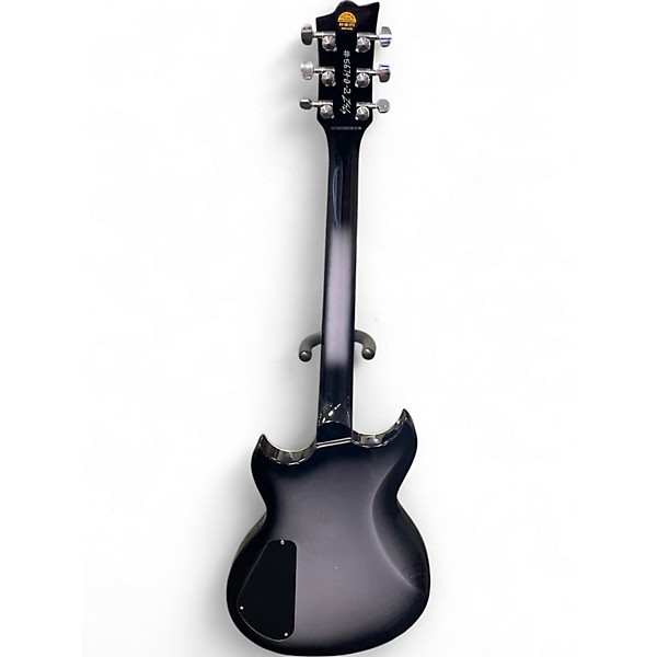 Used 2020s Reverend Sensei Black and Silver Solid Body Electric Guitar