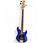 Used Sterling by Music Man SB4 COBRA BLUE Electric Bass Guitar thumbnail