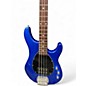 Used Sterling by Music Man SB4 COBRA BLUE Electric Bass Guitar