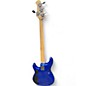 Used Sterling by Music Man SB4 COBRA BLUE Electric Bass Guitar