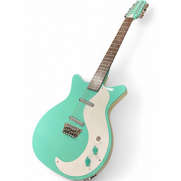Used 2024 Danelectro 12SDC 12-String Seafoam Green Solid Body Electric Guitar