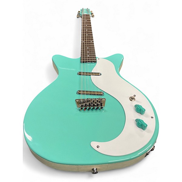 Used 2024 Danelectro 12SDC 12-String Seafoam Green Solid Body Electric Guitar