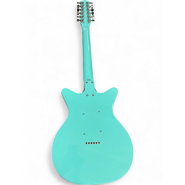 Used 2024 Danelectro 12SDC 12-String Seafoam Green Solid Body Electric Guitar