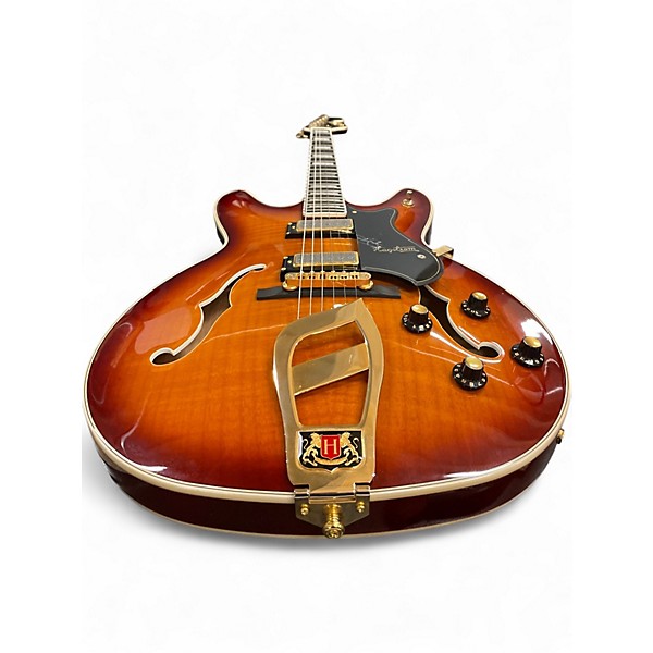 Used Hagstrom Viking II-P P90S 2 Color Sunburst Hollow Body Electric Guitar