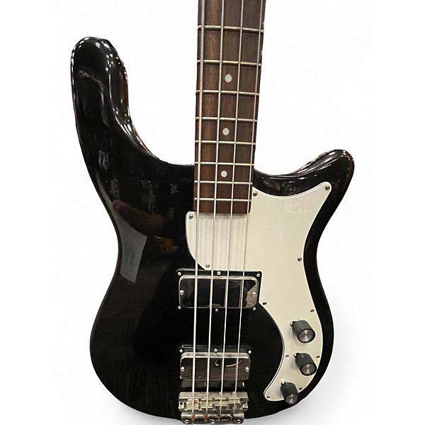 Used Epiphone Embassy BLACK SPARKLE Electric Bass Guitar