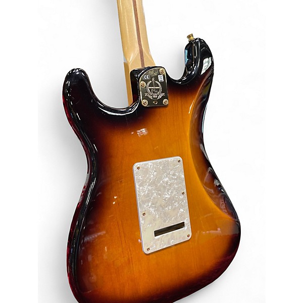 Used Fender 60th Anniversary Commemorative American Standard Stratocaster 2 Color Sunburst Solid Body Electric Guitar