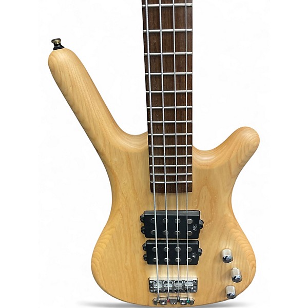 Used Warwick Corvette Double Buck 4 String Natural Electric Bass Guitar