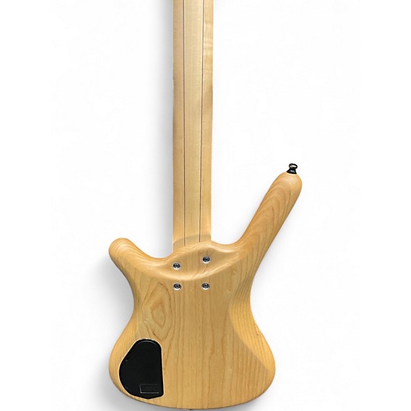 Used Warwick Corvette Double Buck 4 String Natural Electric Bass Guitar