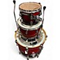Used PDP by DW 3 Piece M5 Dark Red To Brown Fade Drum Kit