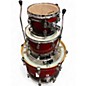 Used PDP by DW 3 Piece M5 Dark Red To Brown Fade Drum Kit