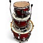 Used PDP by DW 3 Piece M5 Dark Red To Brown Fade Drum Kit