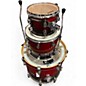 Used PDP by DW 3 Piece M5 Dark Red To Brown Fade Drum Kit