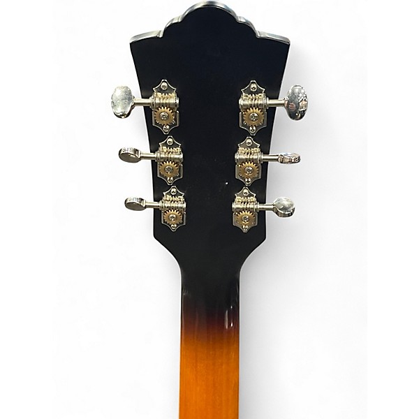 Used Guild F250CE DELUXE 2 Tone Sunburst Acoustic Electric Guitar
