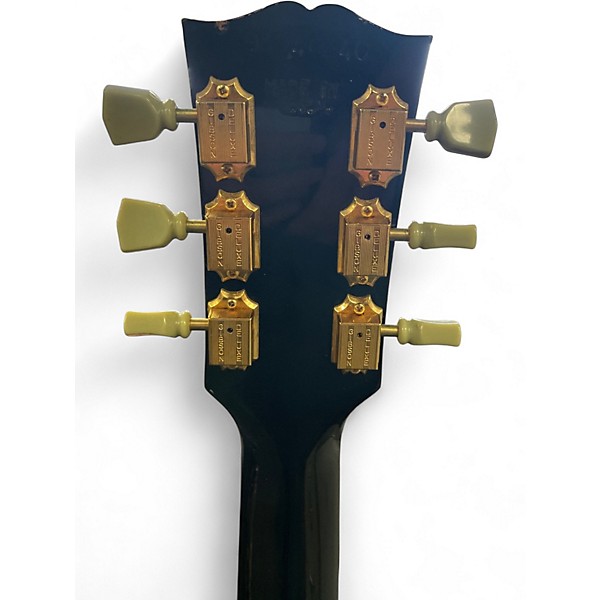 Used 2000s Gibson Les Paul Studio Black Solid Body Electric Guitar